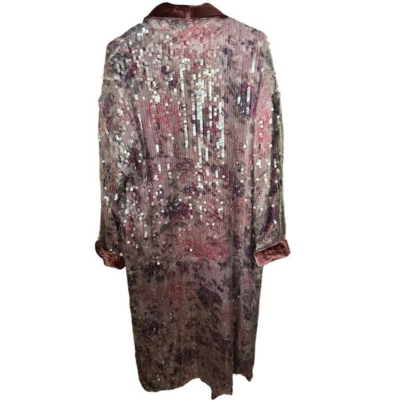 Revolve Free People Kealey Kimono Sequin Floral Duster - Picture 6 of 6